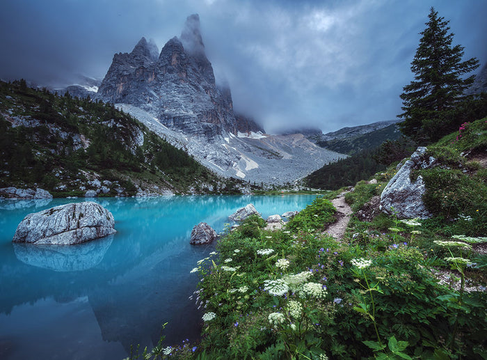 Veneto Lago Di Sorapis Panorama Wall Mural Wallpaper