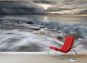 Action In Sea Wall Mural Wallpaper - Canvas Art Rocks - 2