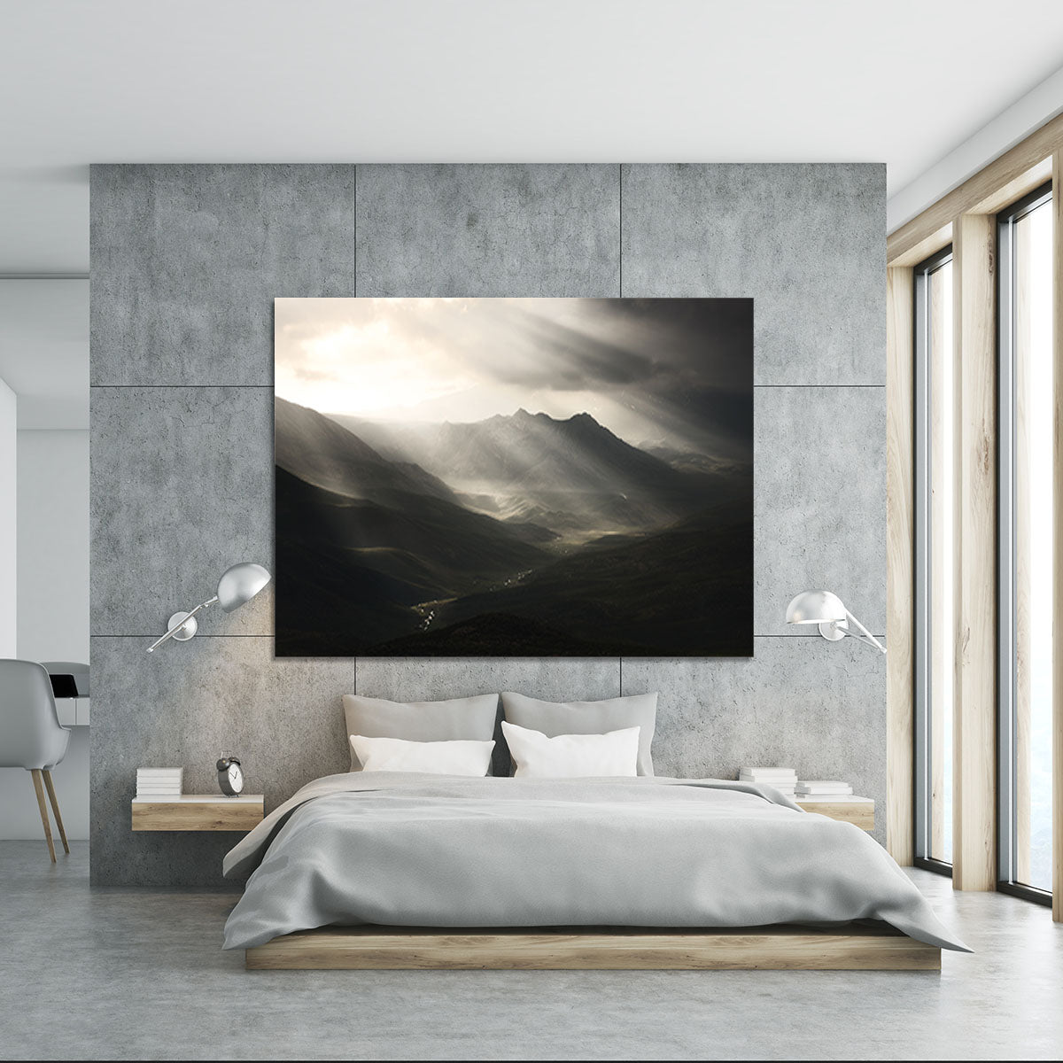 Sun Rays Mood Canvas Print or Poster - Canvas Art Rocks - 5