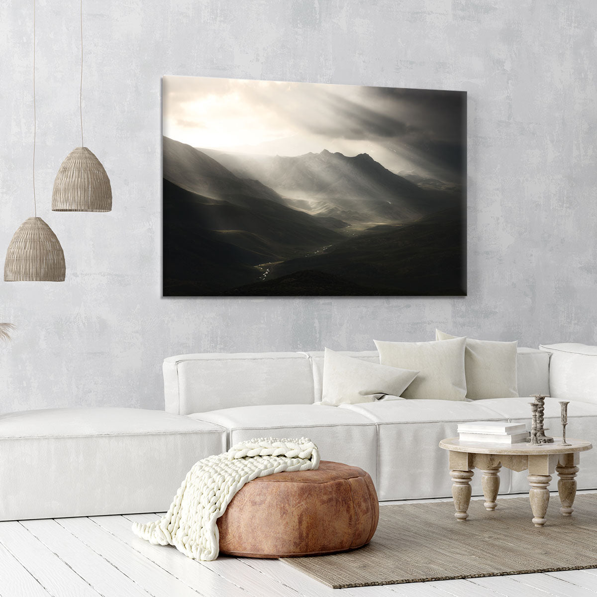 Sun Rays Mood Canvas Print or Poster - Canvas Art Rocks - 6