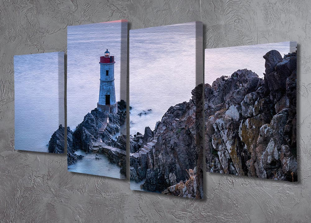 Two Lights 4 Split Panel Canvas - Canvas Art Rocks - 2