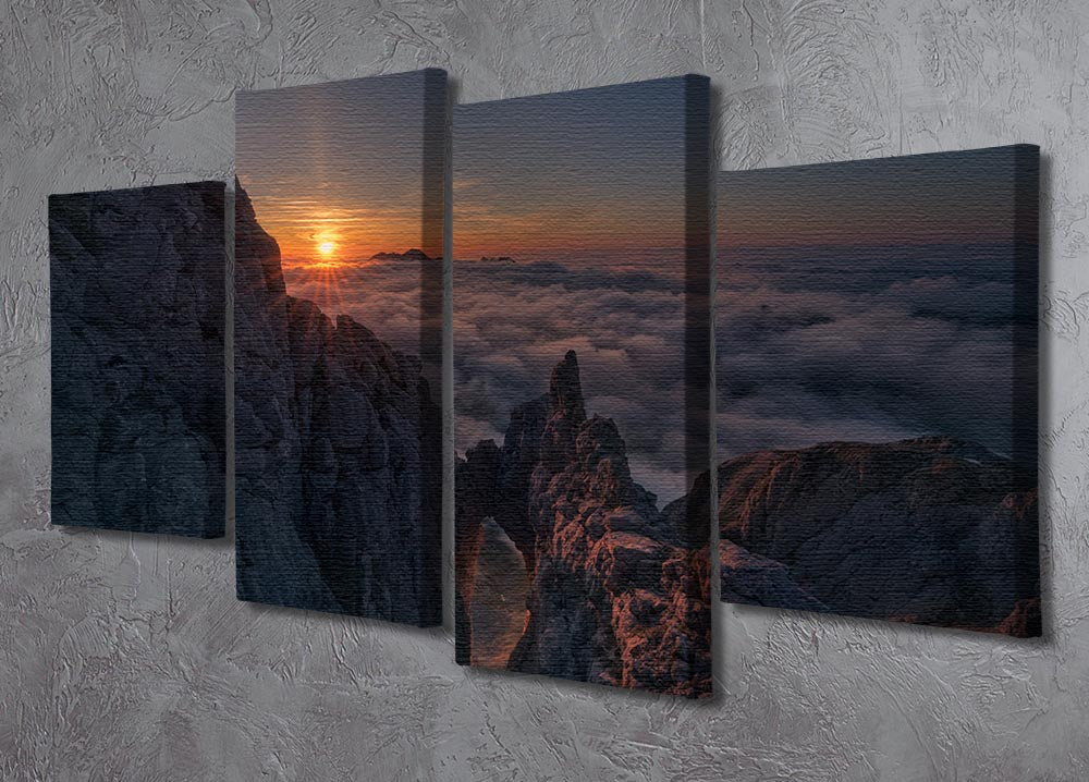 Arco En Picos 4 Split Panel Canvas - Canvas Art Rocks - 2