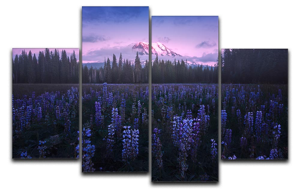 Adam's Lupine 4 Split Panel Canvas - Canvas Art Rocks - 1