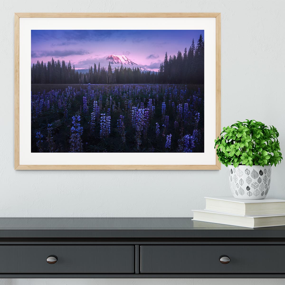 Adam's Lupine Framed Print - Canvas Art Rocks - 3