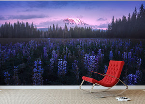 Adam's Lupine Wall Mural Wallpaper - Canvas Art Rocks - 2