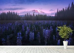 Adam's Lupine Wall Mural Wallpaper - Canvas Art Rocks - 4