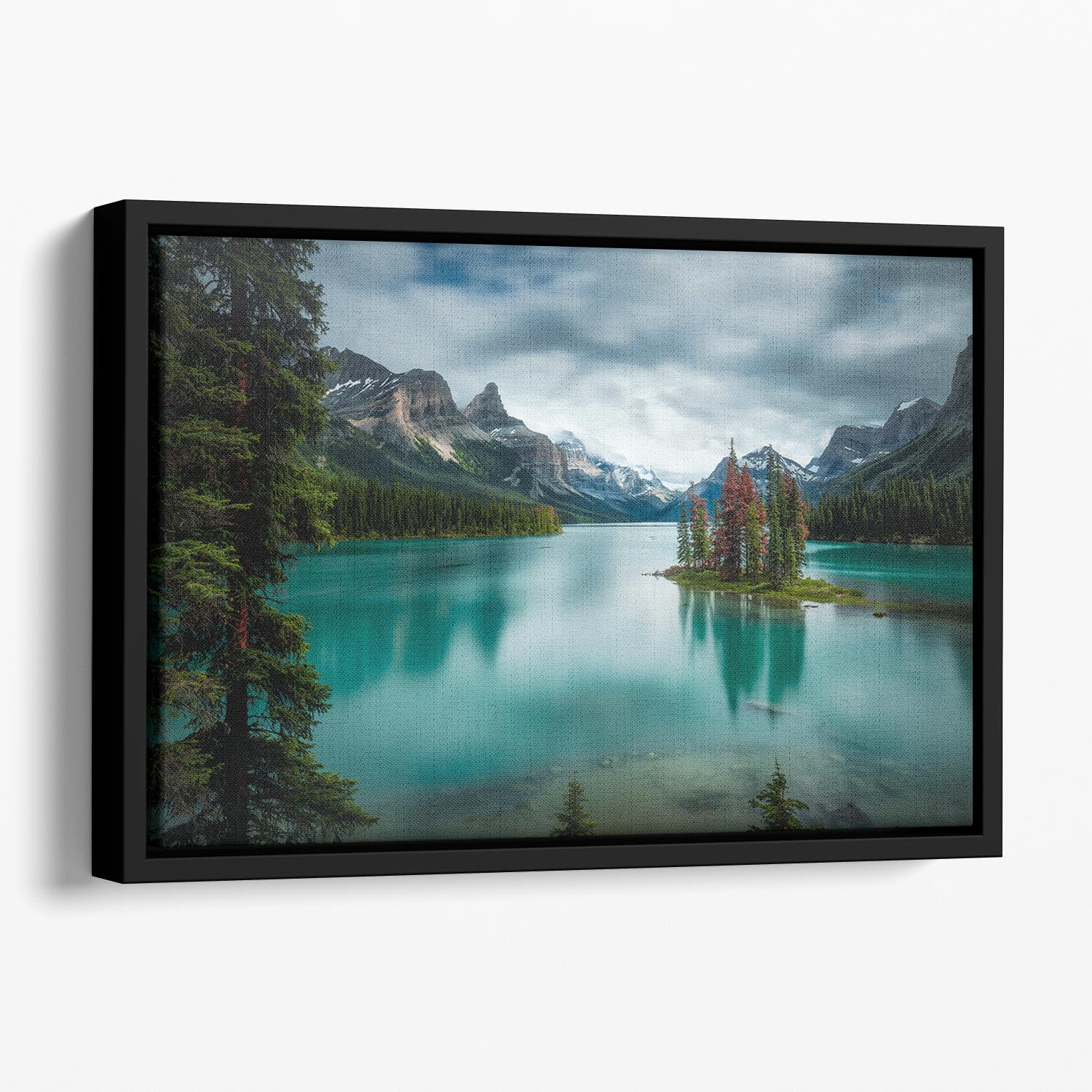 Spirit Island Floating Framed Canvas - Canvas Art Rocks - 1