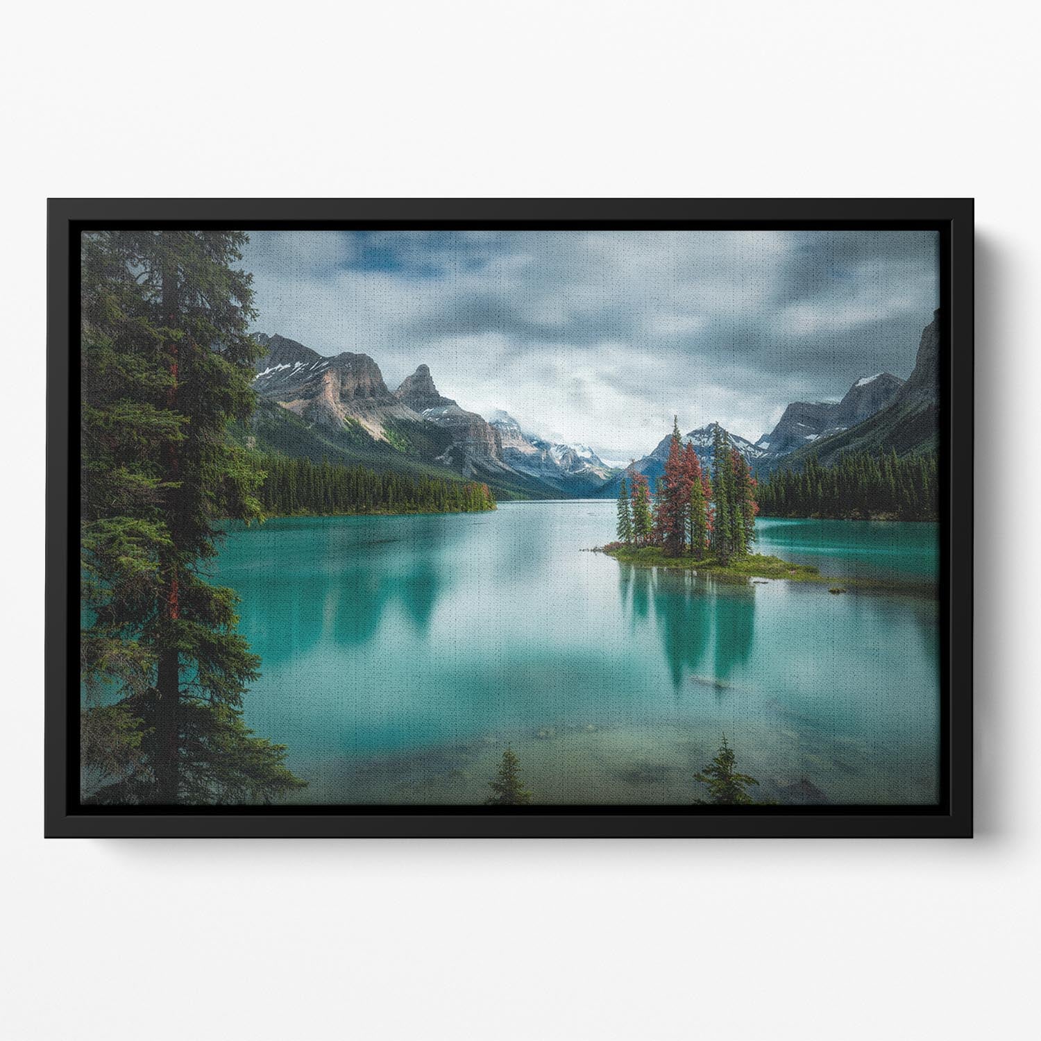 Spirit Island Floating Framed Canvas - Canvas Art Rocks - 2