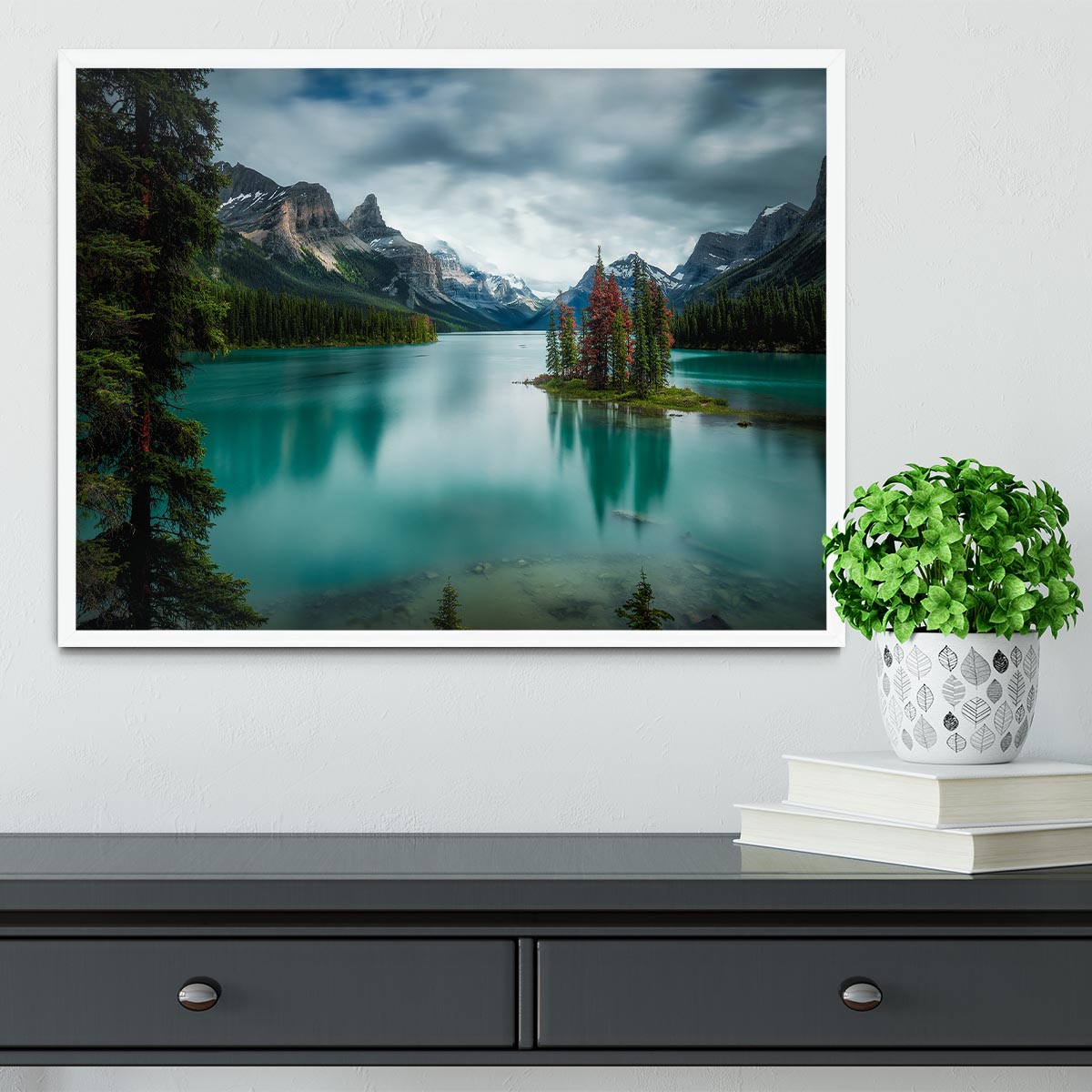 Spirit Island Framed Print - Canvas Art Rocks -6