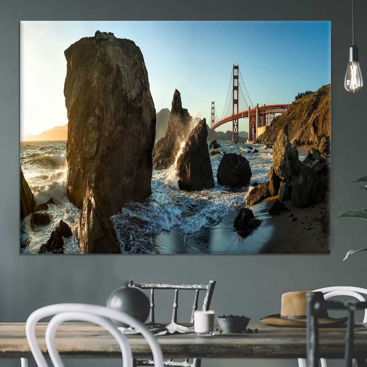 The Golden Gate Bridge Canvas Print or Poster - Canvas Art Rocks - 3