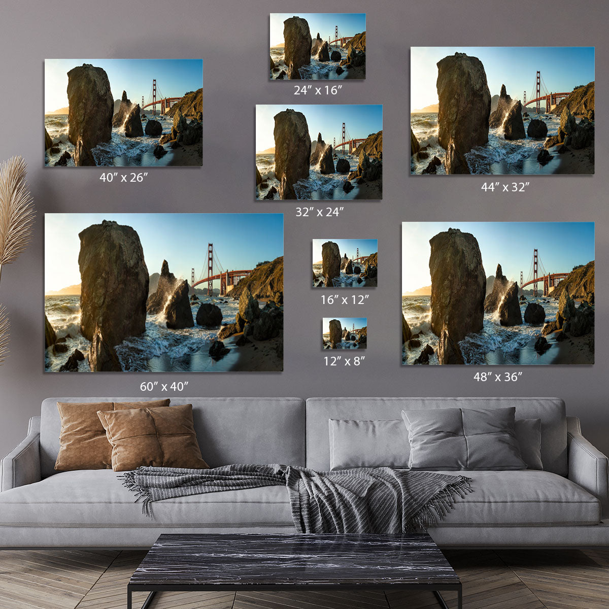 The Golden Gate Bridge Canvas Print or Poster - Canvas Art Rocks - 7