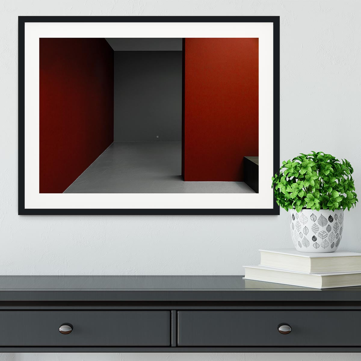 Empty Spaces Framed Print - Canvas Art Rocks - 1