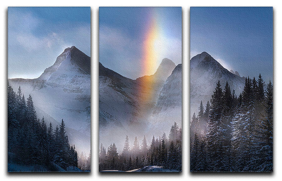 Nature's Dreamscape 3 Split Panel Canvas Print - Canvas Art Rocks - 1