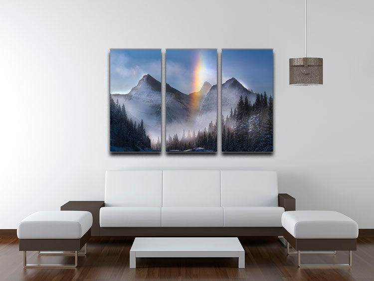 Nature's Dreamscape 3 Split Panel Canvas Print - Canvas Art Rocks - 3