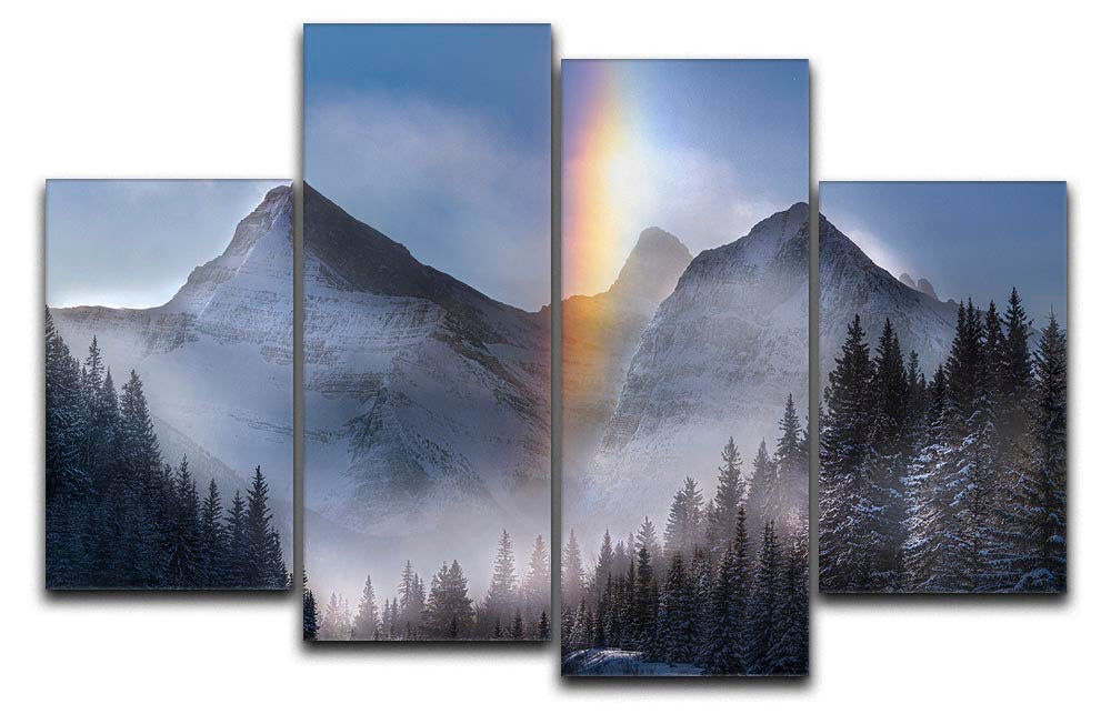 Nature's Dreamscape 4 Split Panel Canvas - Canvas Art Rocks - 1