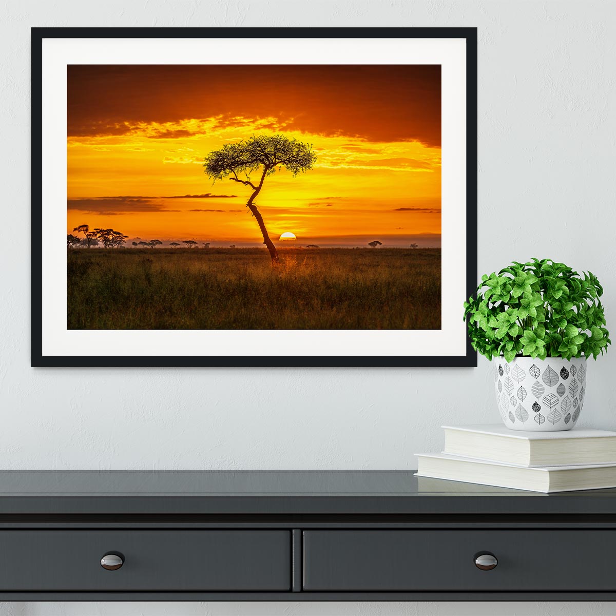 Primordial Africa Framed Print - Canvas Art Rocks - 1