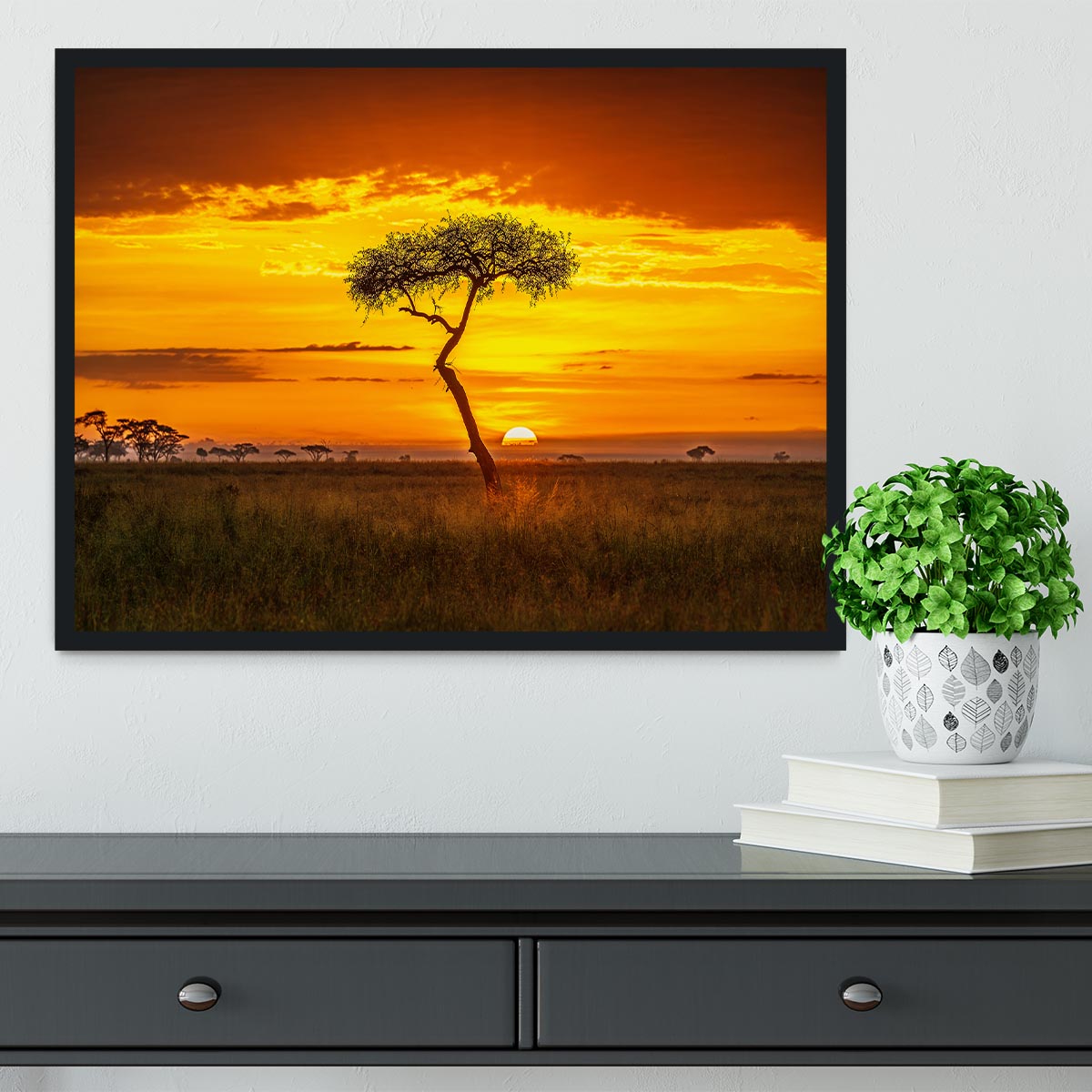 Primordial Africa Framed Print - Canvas Art Rocks - 2