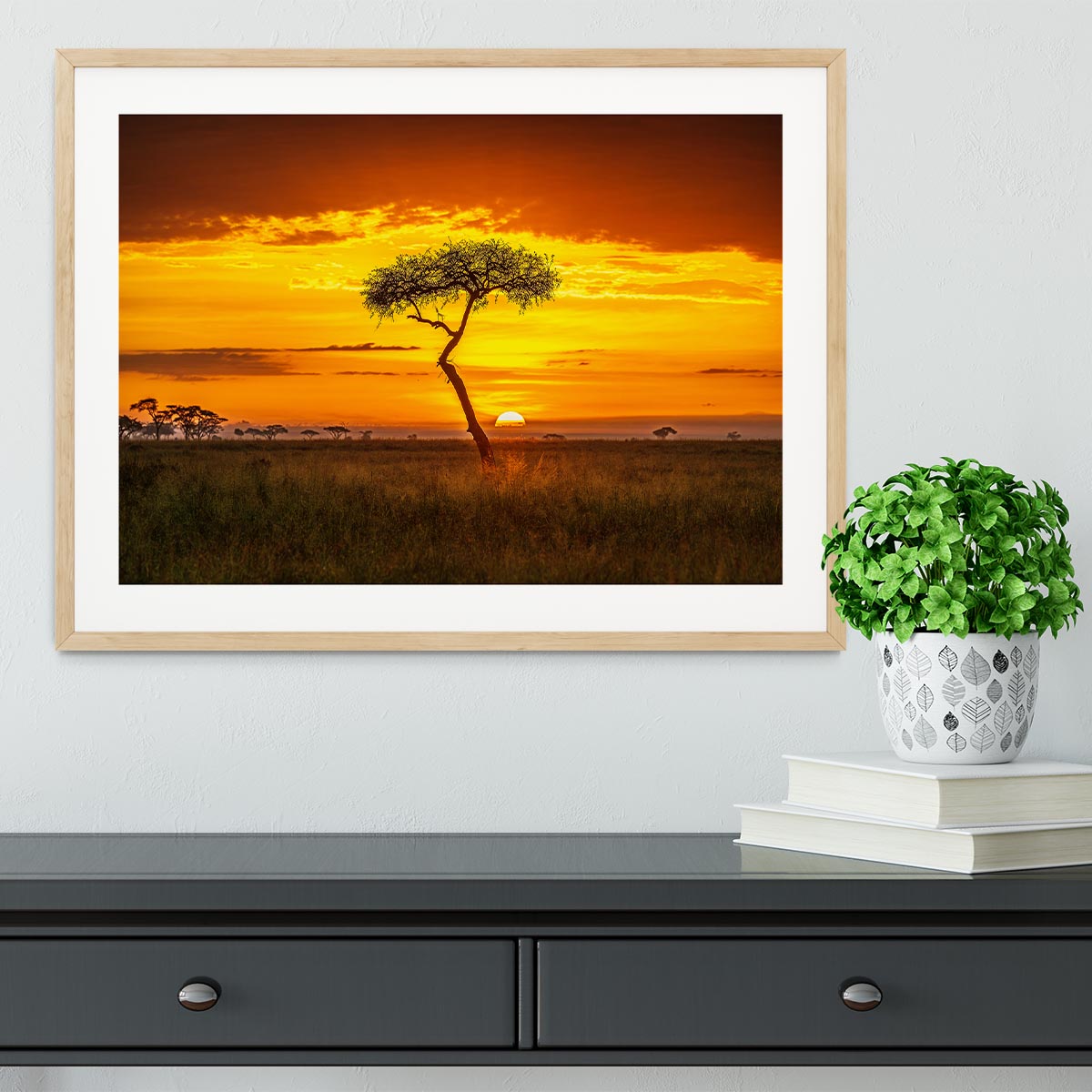 Primordial Africa Framed Print - Canvas Art Rocks - 3