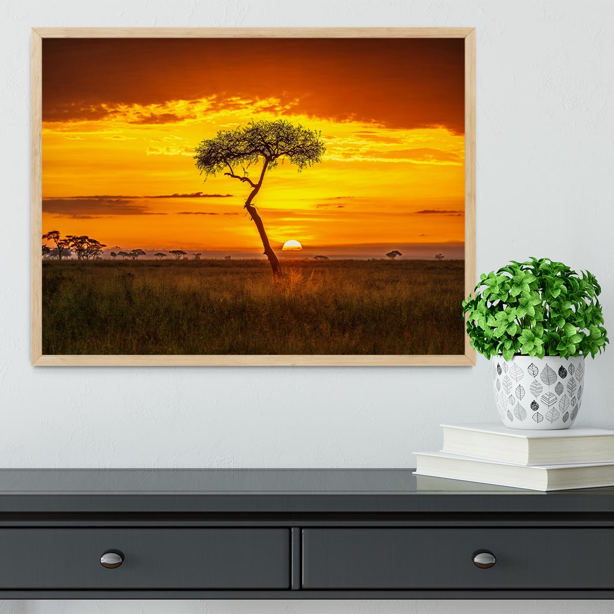 Primordial Africa Framed Print - Canvas Art Rocks - 4