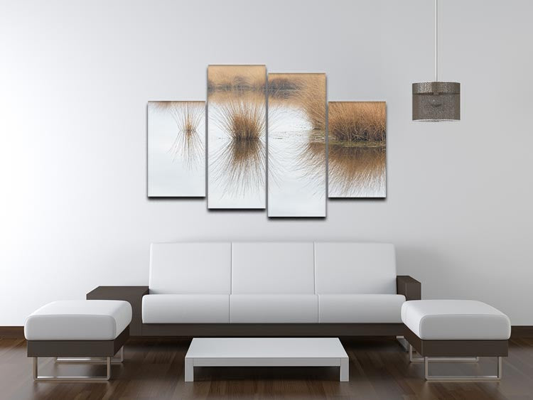 Piping Straw 4 Split Panel Canvas - Canvas Art Rocks - 3