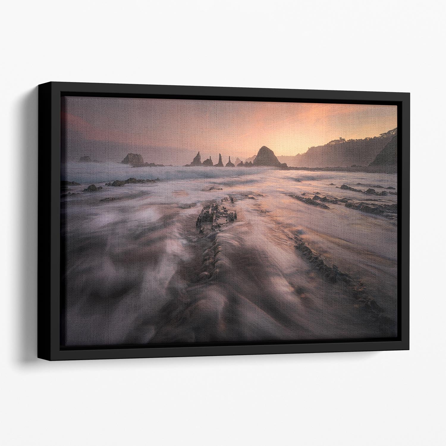 Gueirua Floating Framed Canvas - Canvas Art Rocks - 1