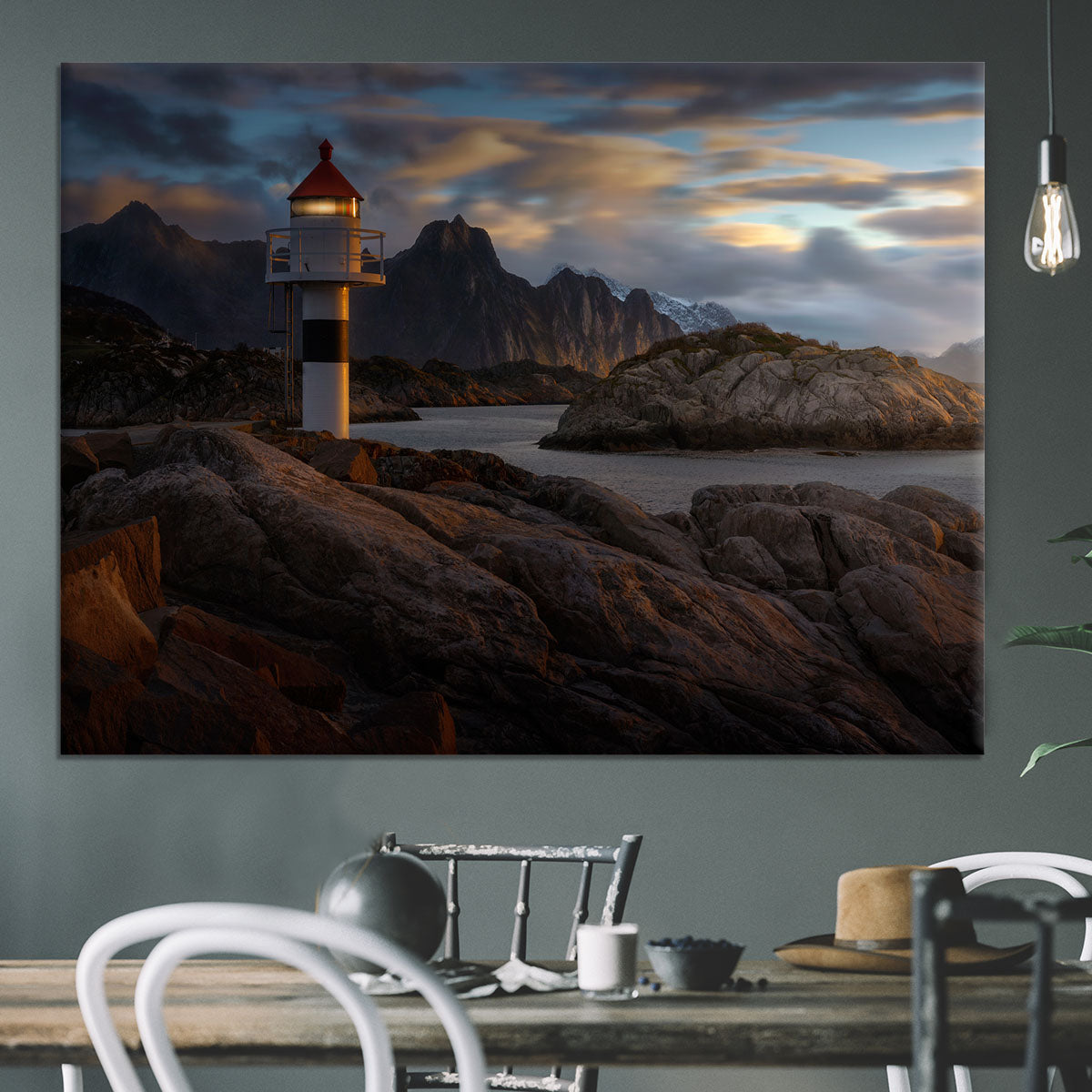 Lofoten Reflections Canvas Print or Poster - Canvas Art Rocks - 3