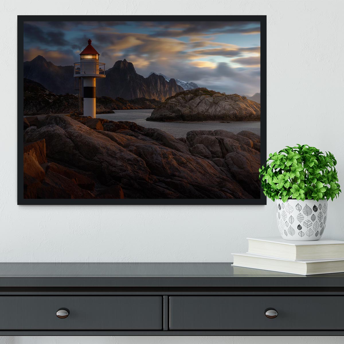 Lofoten Reflections Framed Print - Canvas Art Rocks - 2