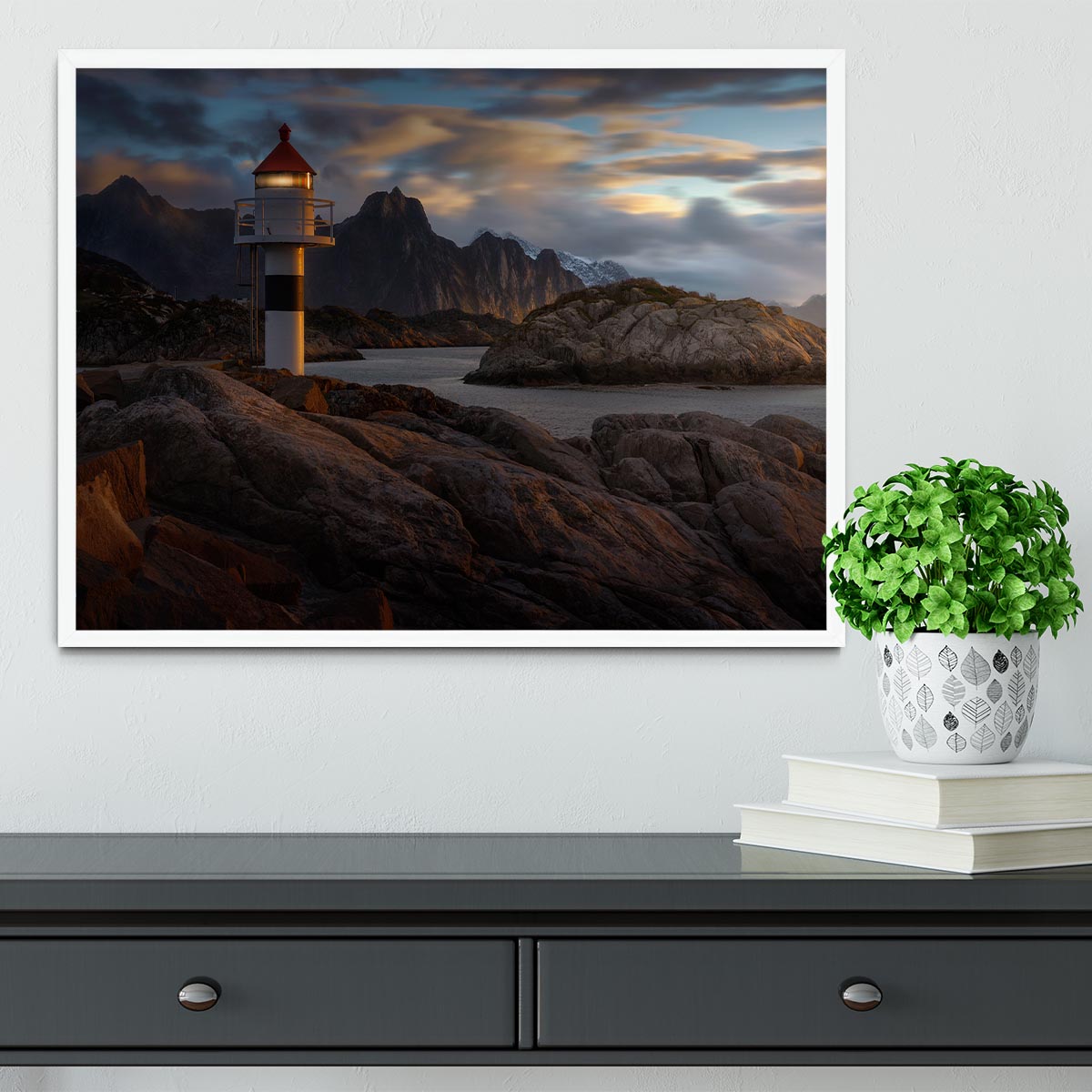 Lofoten Reflections Framed Print - Canvas Art Rocks -6