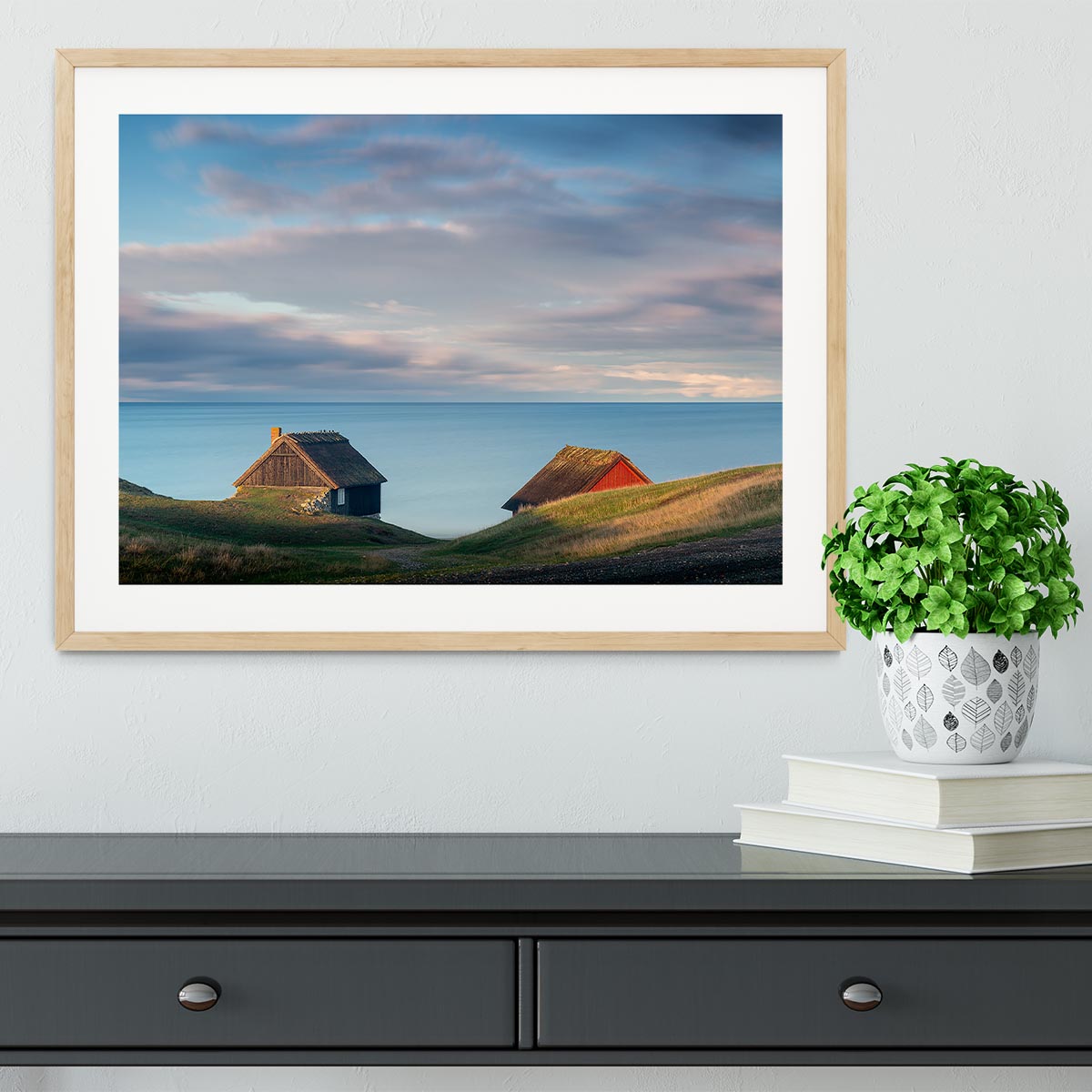 Cabins Framed Print - Canvas Art Rocks - 3