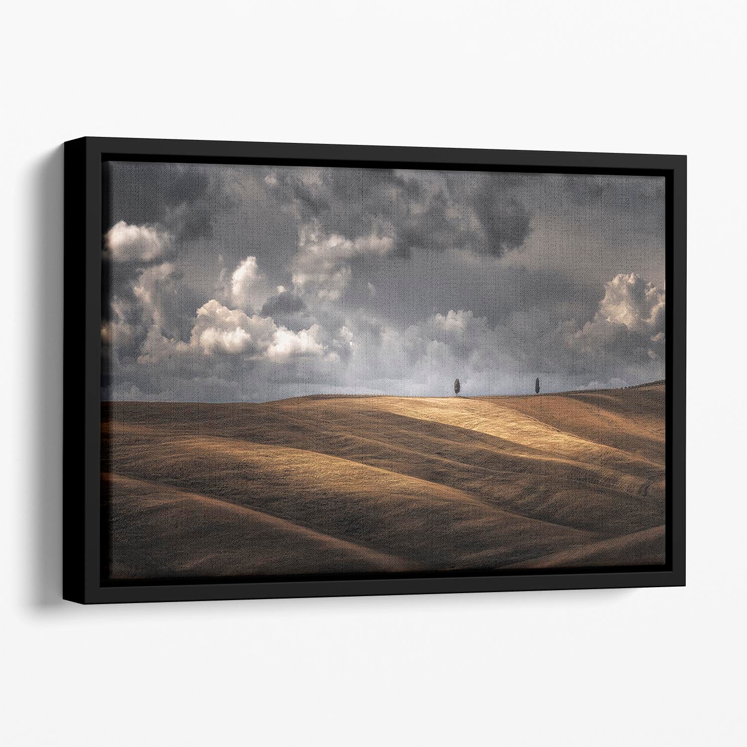 As The Sun Kisses The Sky Floating Framed Canvas - Canvas Art Rocks - 1