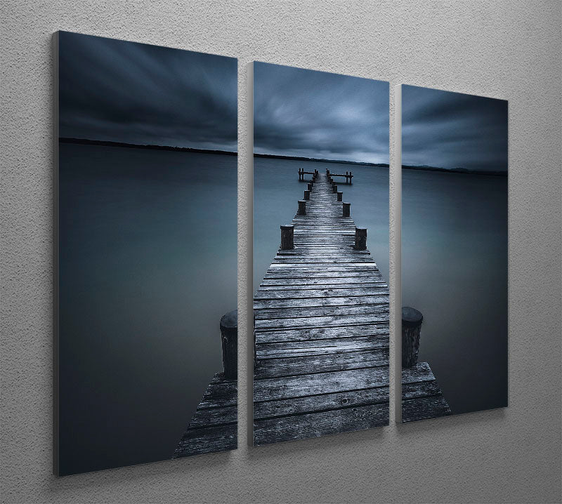 Dark 3 Split Panel Canvas Print - Canvas Art Rocks - 2