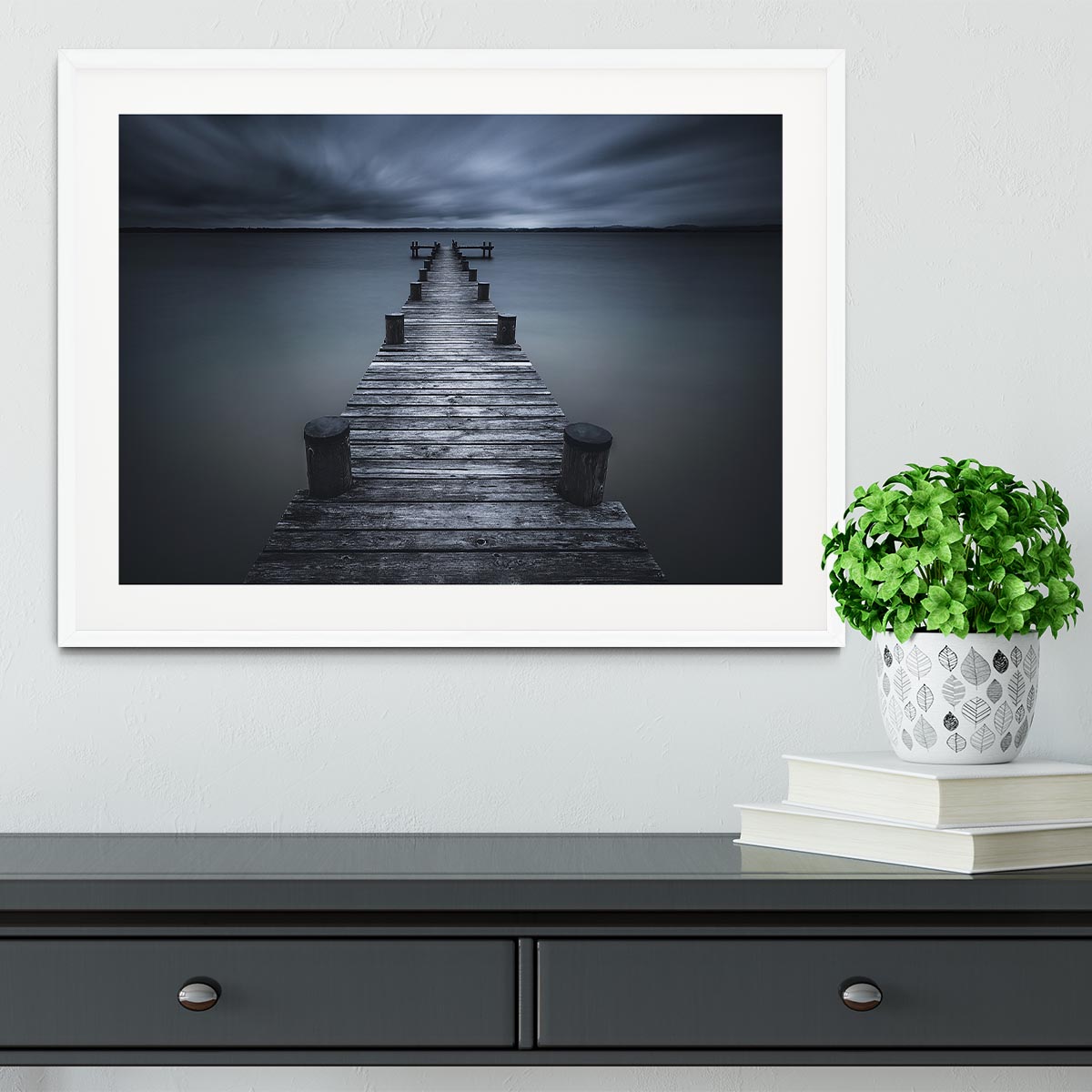 Dark Framed Print - Canvas Art Rocks - 5