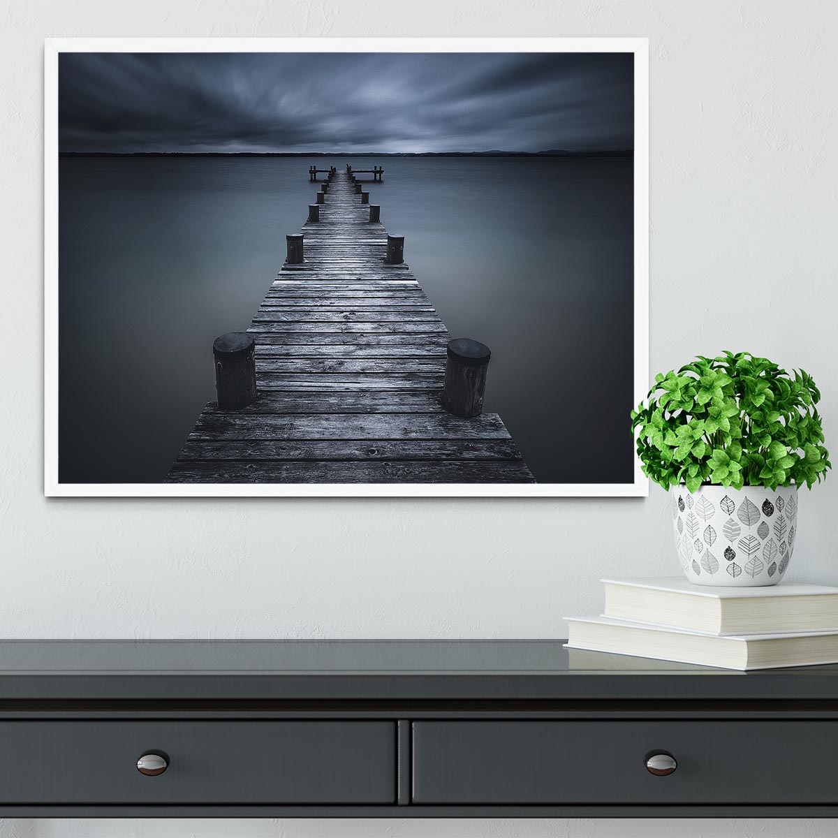 Dark Framed Print - Canvas Art Rocks -6