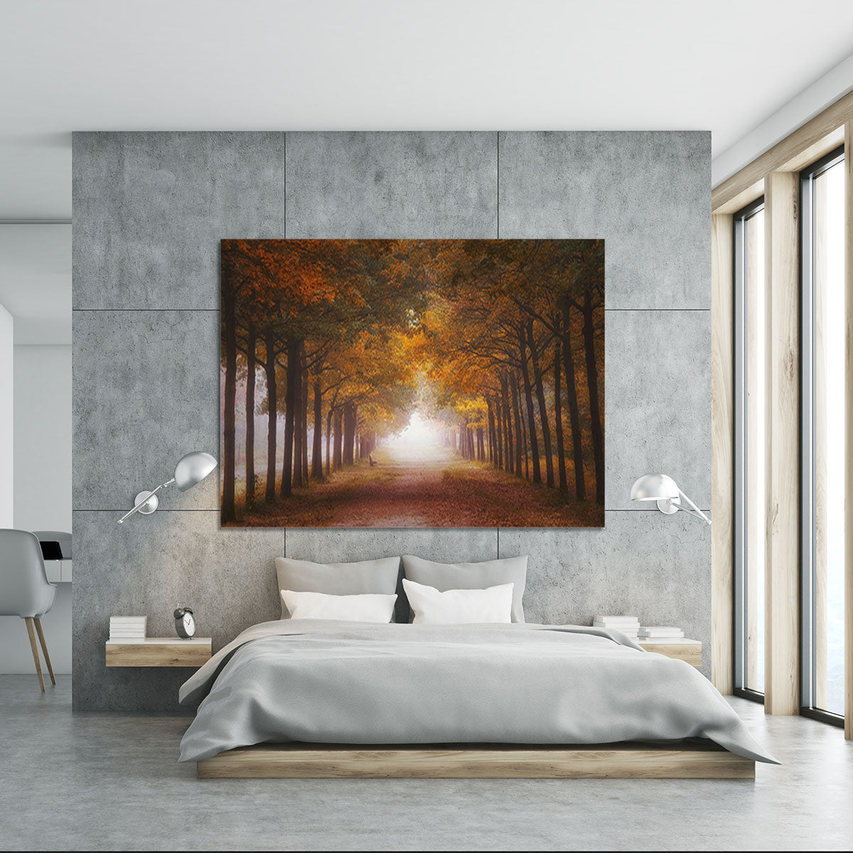 Foggy Autumn Dream Canvas Print or Poster - Canvas Art Rocks - 5