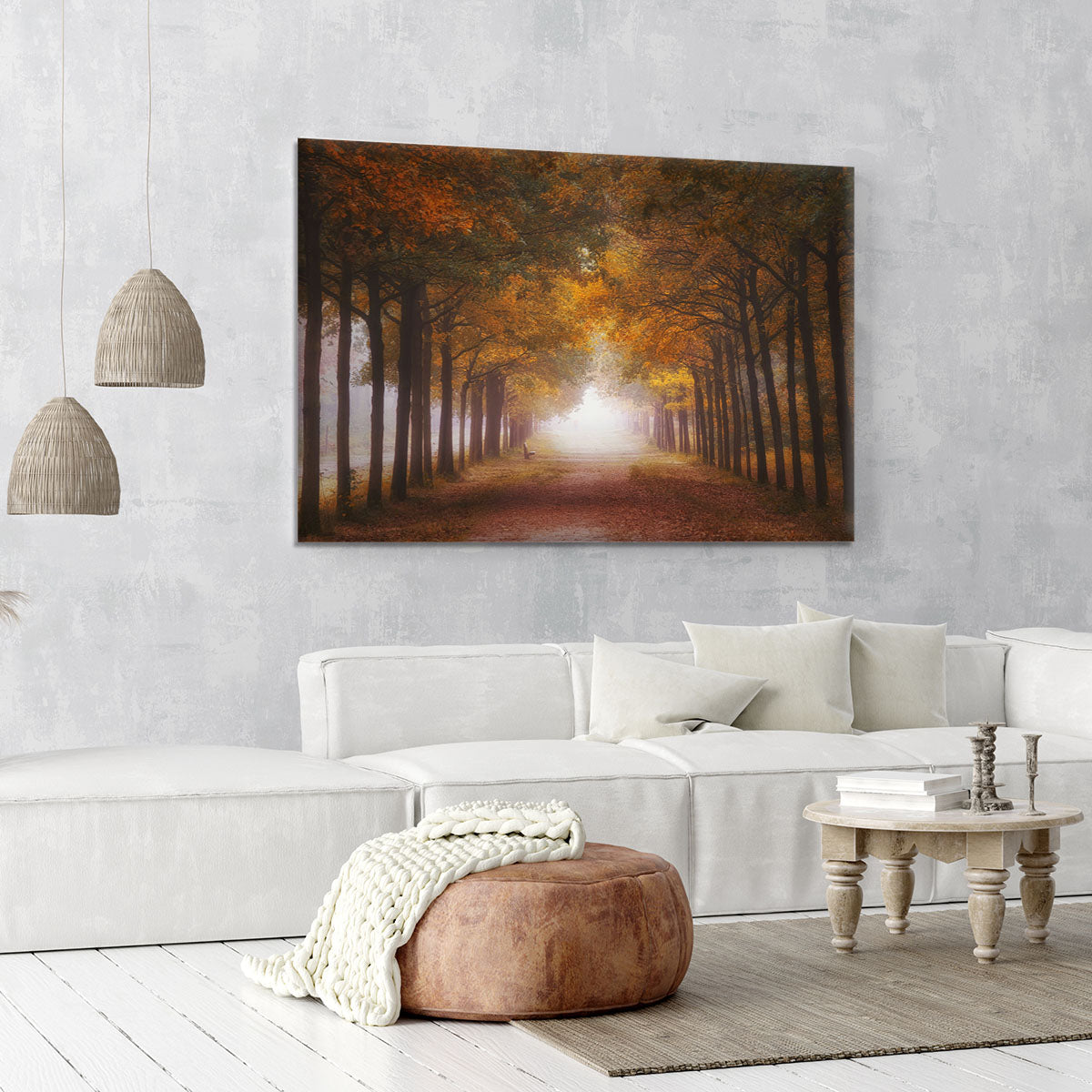 Foggy Autumn Dream Canvas Print or Poster - Canvas Art Rocks - 6