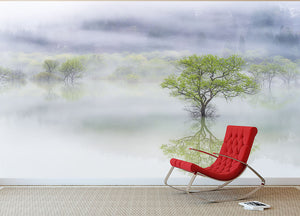 Dreamy Tree Wall Mural Wallpaper - Canvas Art Rocks - 2