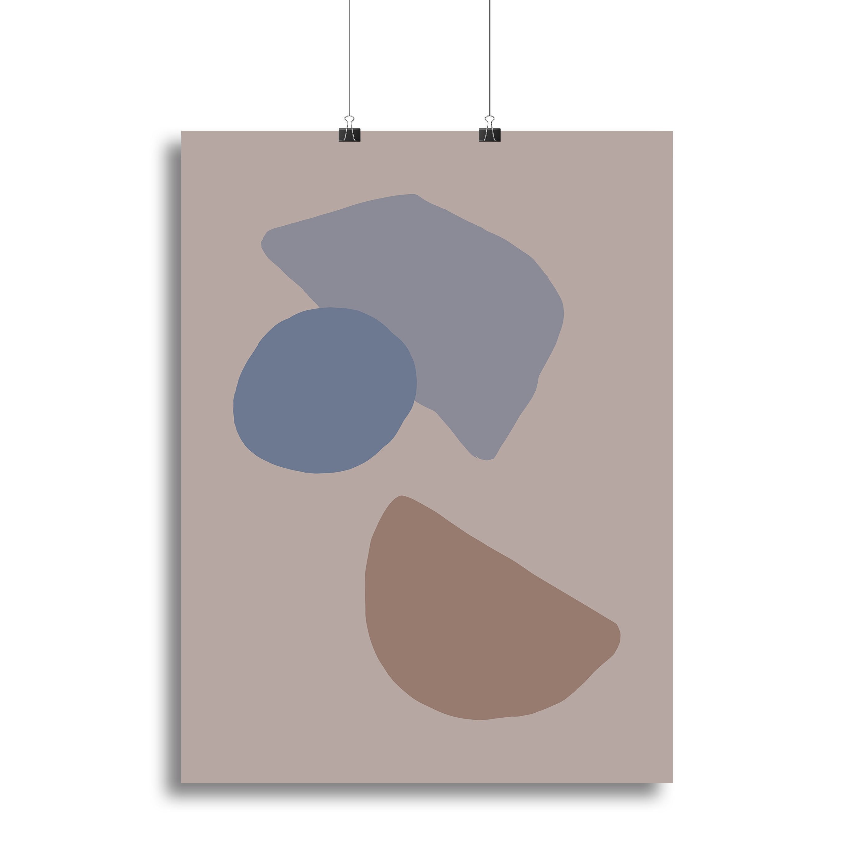 Organic Shapes 03 Canvas Print or Poster - Canvas Art Rocks - 2
