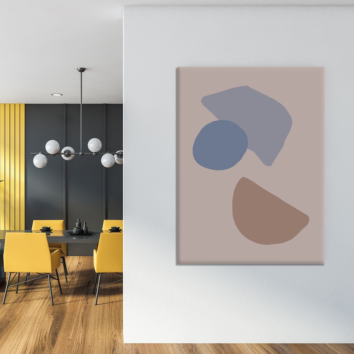 Organic Shapes 03 Canvas Print or Poster - Canvas Art Rocks - 4