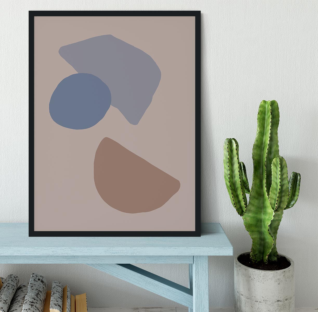 Organic Shapes 03 Framed Print - Canvas Art Rocks - 2