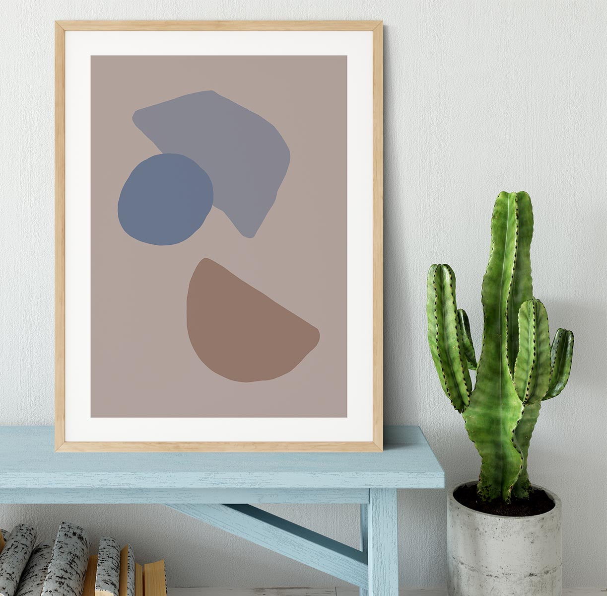 Organic Shapes 03 Framed Print - Canvas Art Rocks - 3