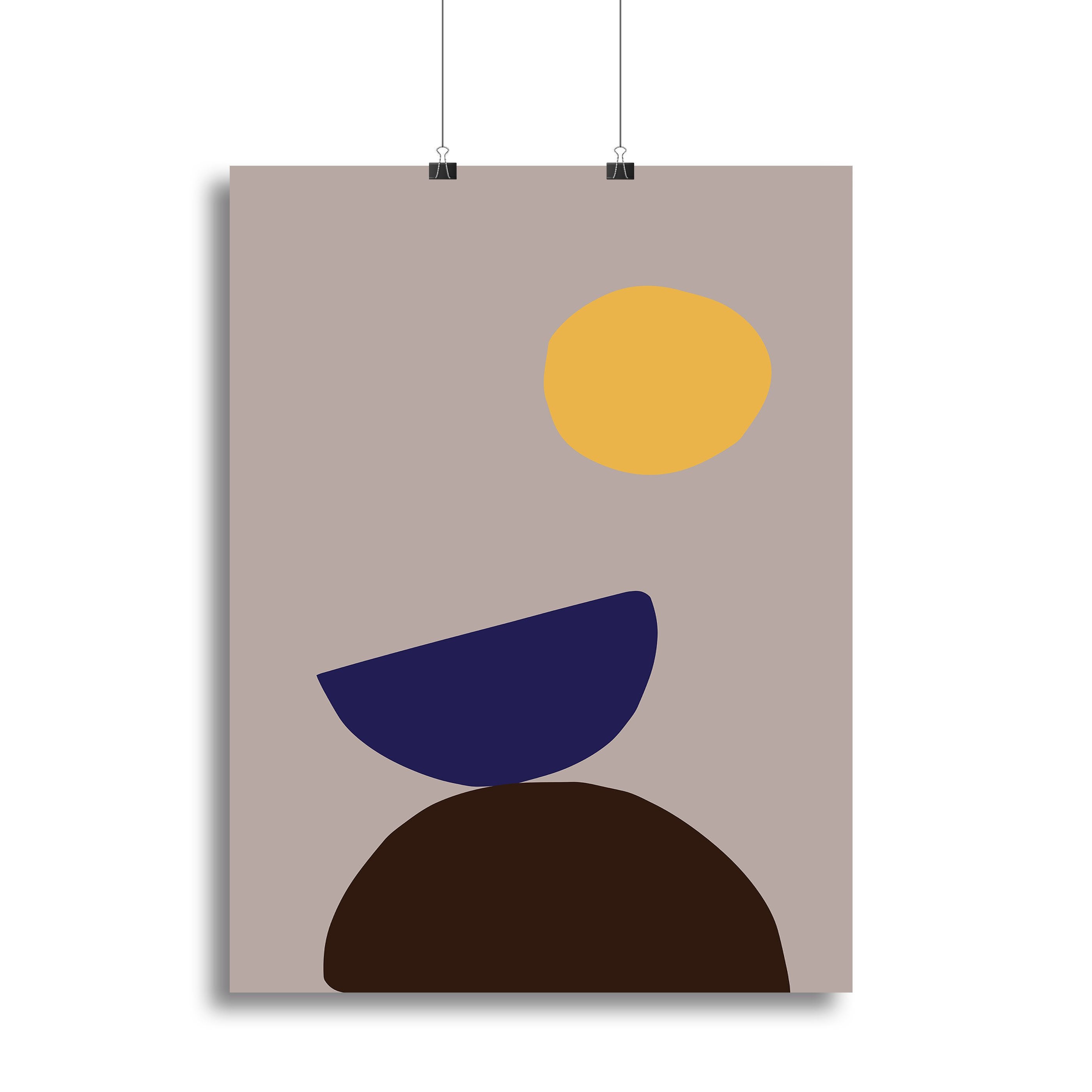 Organic Shapes 07 Canvas Print or Poster - Canvas Art Rocks - 2
