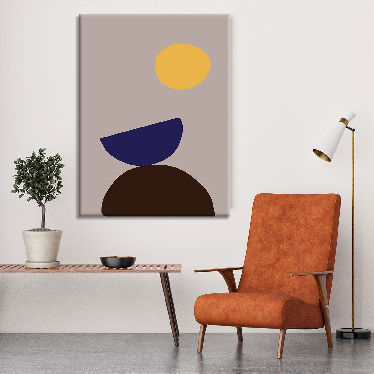 Organic Shapes 07 Canvas Print or Poster - Canvas Art Rocks - 6