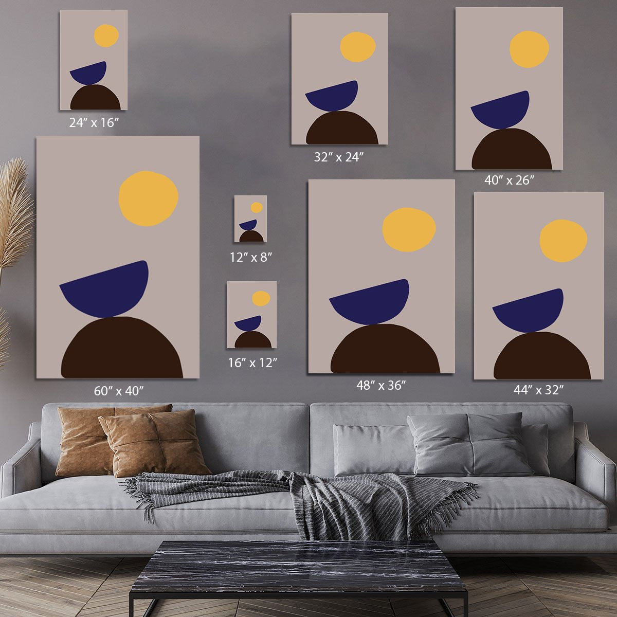 Organic Shapes 07 Canvas Print or Poster - Canvas Art Rocks - 7