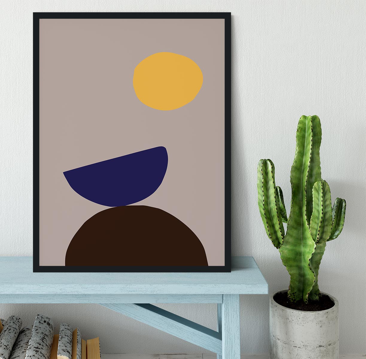 Organic Shapes 07 Framed Print - Canvas Art Rocks - 2