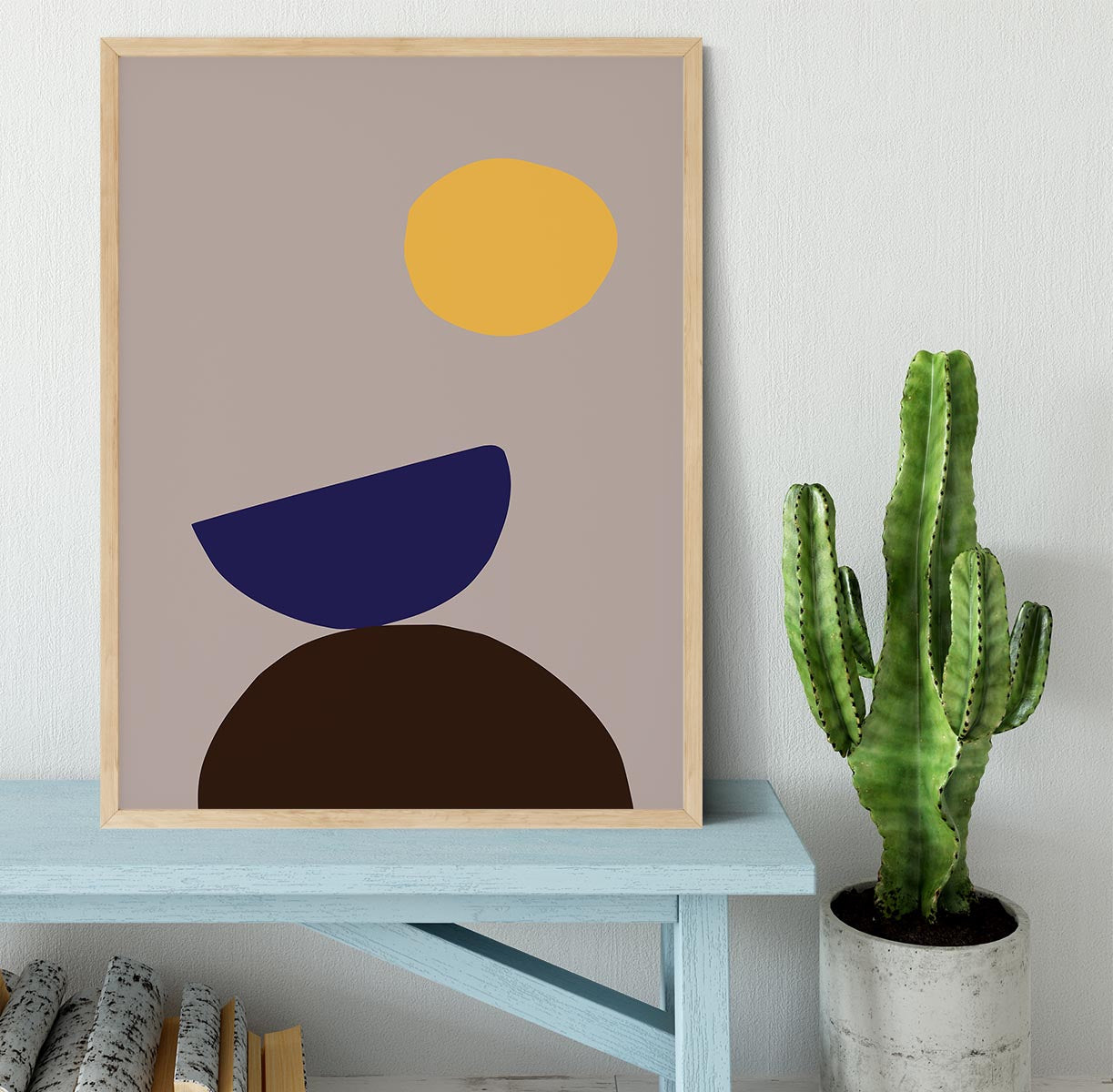 Organic Shapes 07 Framed Print - Canvas Art Rocks - 4