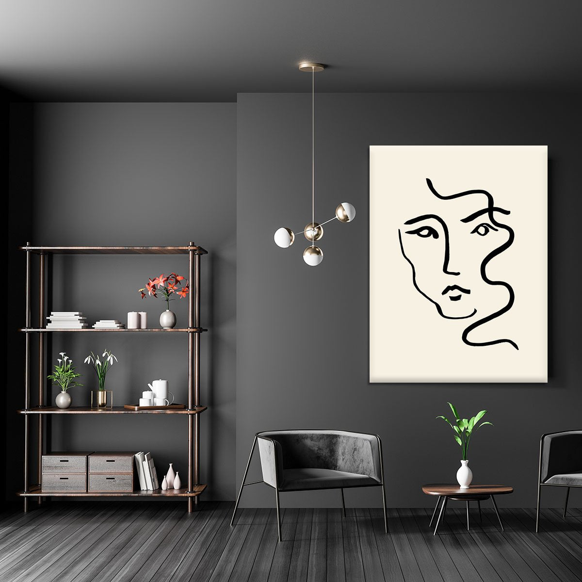 Portrait 01 Canvas Print or Poster - Canvas Art Rocks - 5