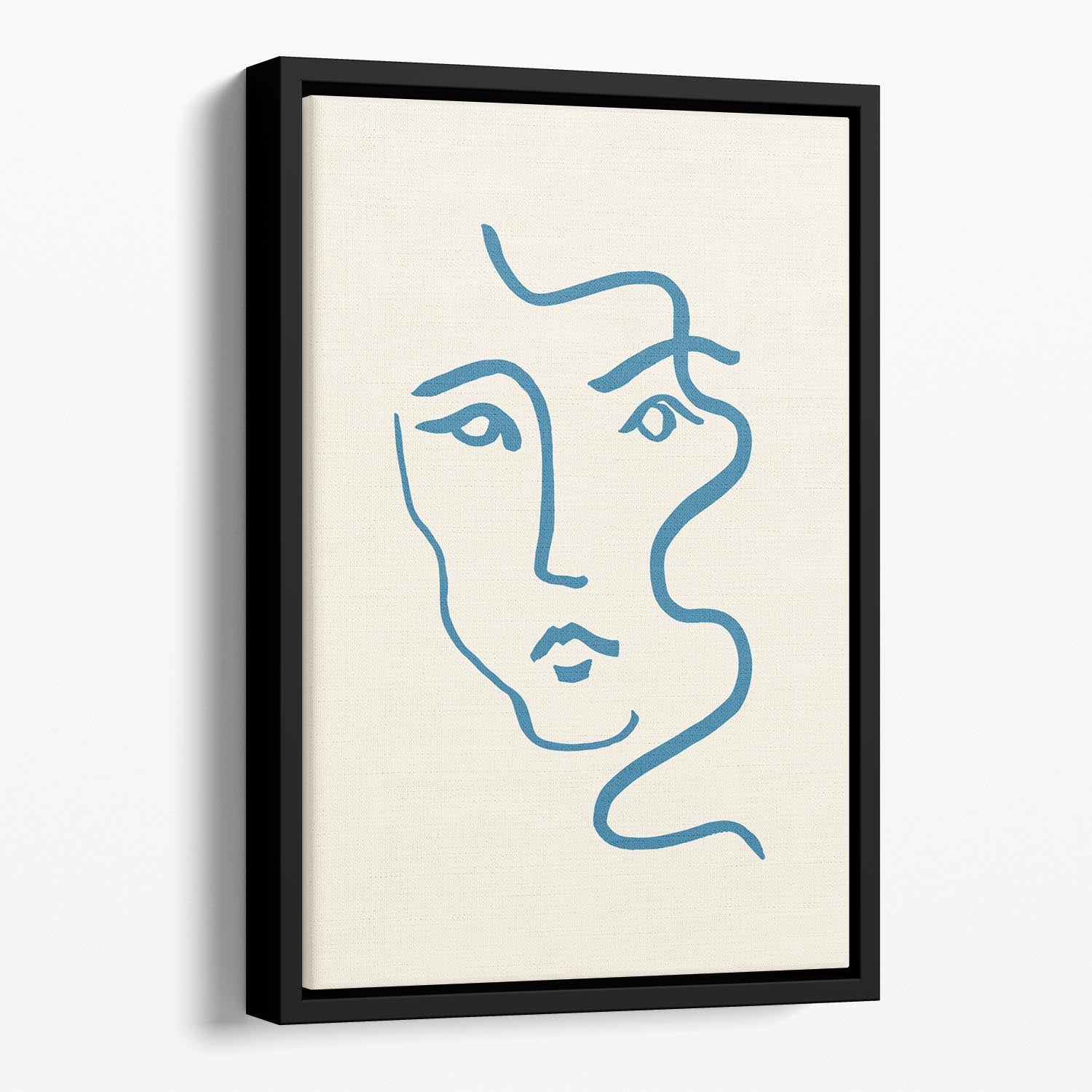 Portrait 03 Floating Framed Canvas - Canvas Art Rocks - 1