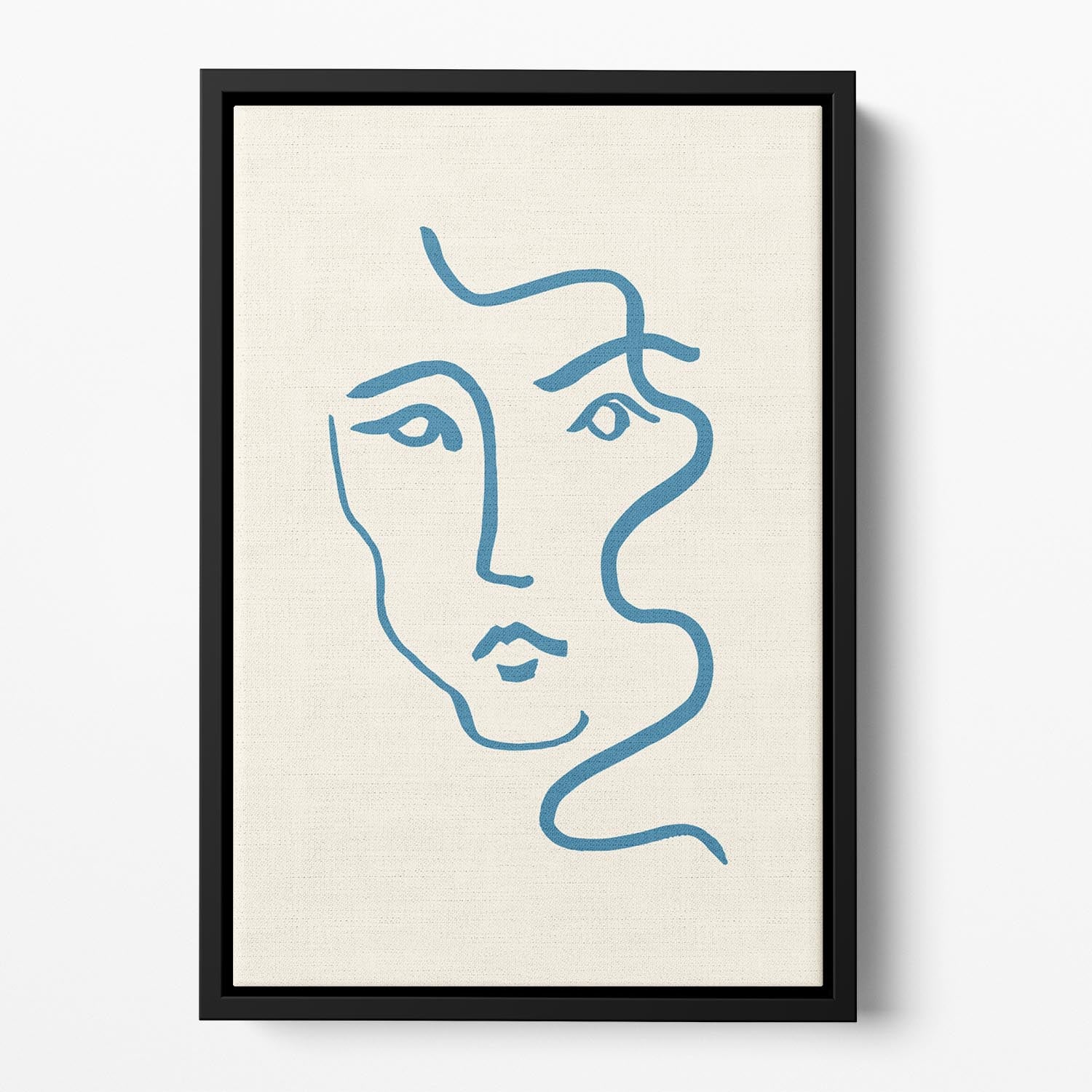 Portrait 03 Floating Framed Canvas - Canvas Art Rocks - 2