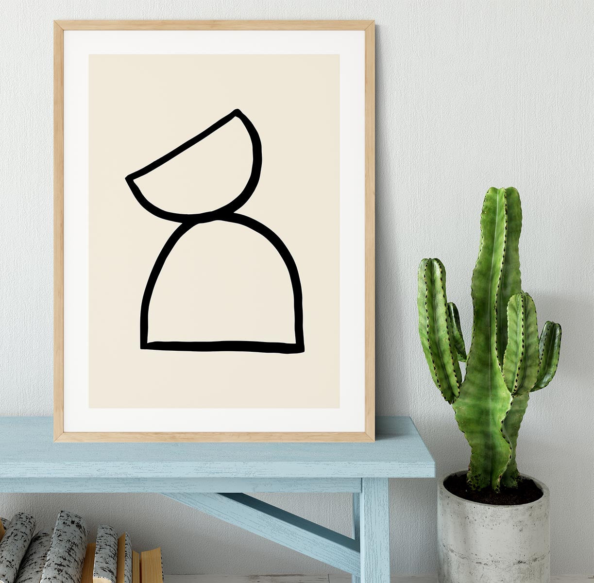 Shape 08 Framed Print - Canvas Art Rocks - 3