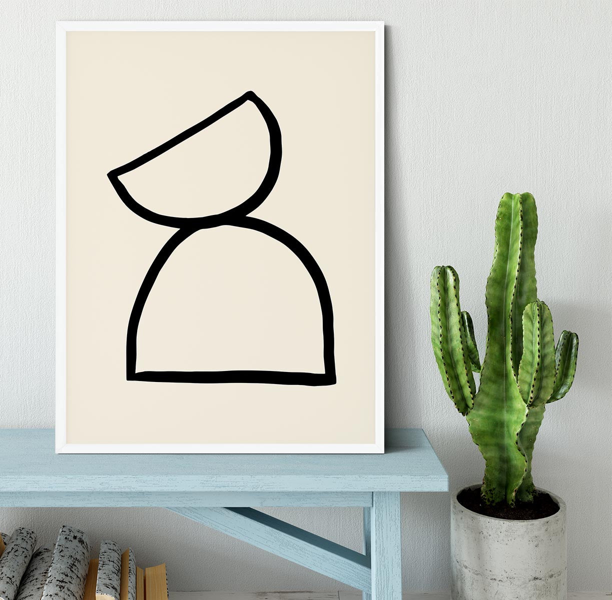 Shape 08 Framed Print - Canvas Art Rocks -6